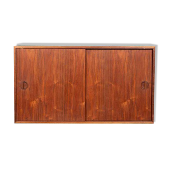 Vintage Danish design wall-mounted furniture, floating sideboard.