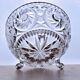 Large antique Belle Époque crystal candy dish