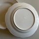 Set of 7 Mougins plates in white enamelled clay with gadroons