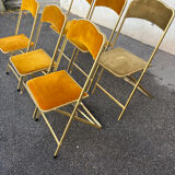 Set of 6 folding chairs