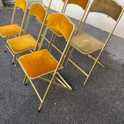 Set of 6 folding chairs