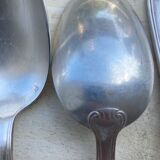 11 Silver metal tablespoons