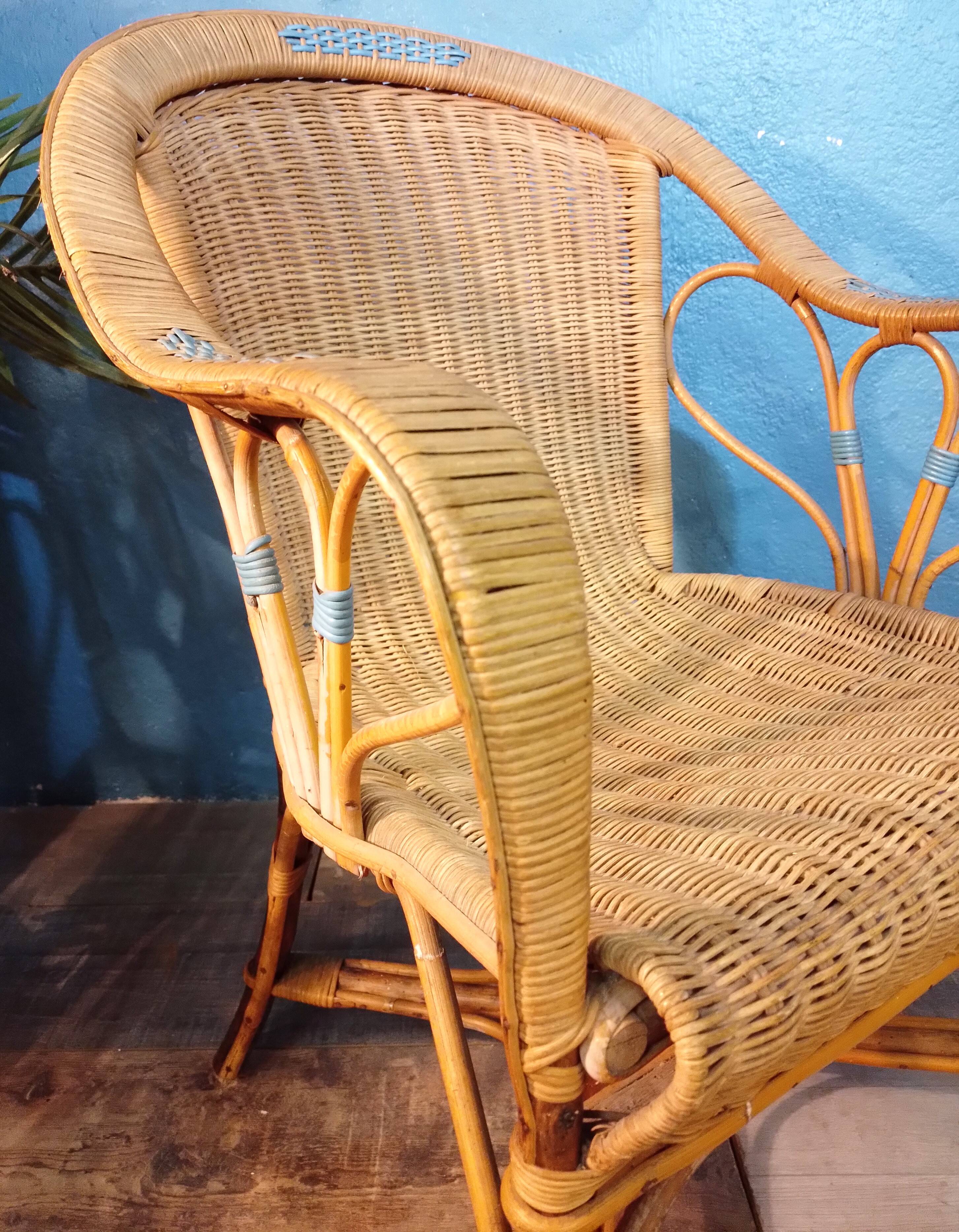 Wicker armchairs 1930s