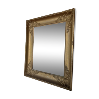 Old golden mirror