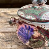 Vallauris ceramic candy-thistle pattern-60s