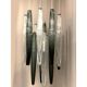 Contemporary Luxury Italian Green "Swords" Murano Glass Cascade by Simoeng