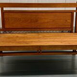 Banquette en bois vintage