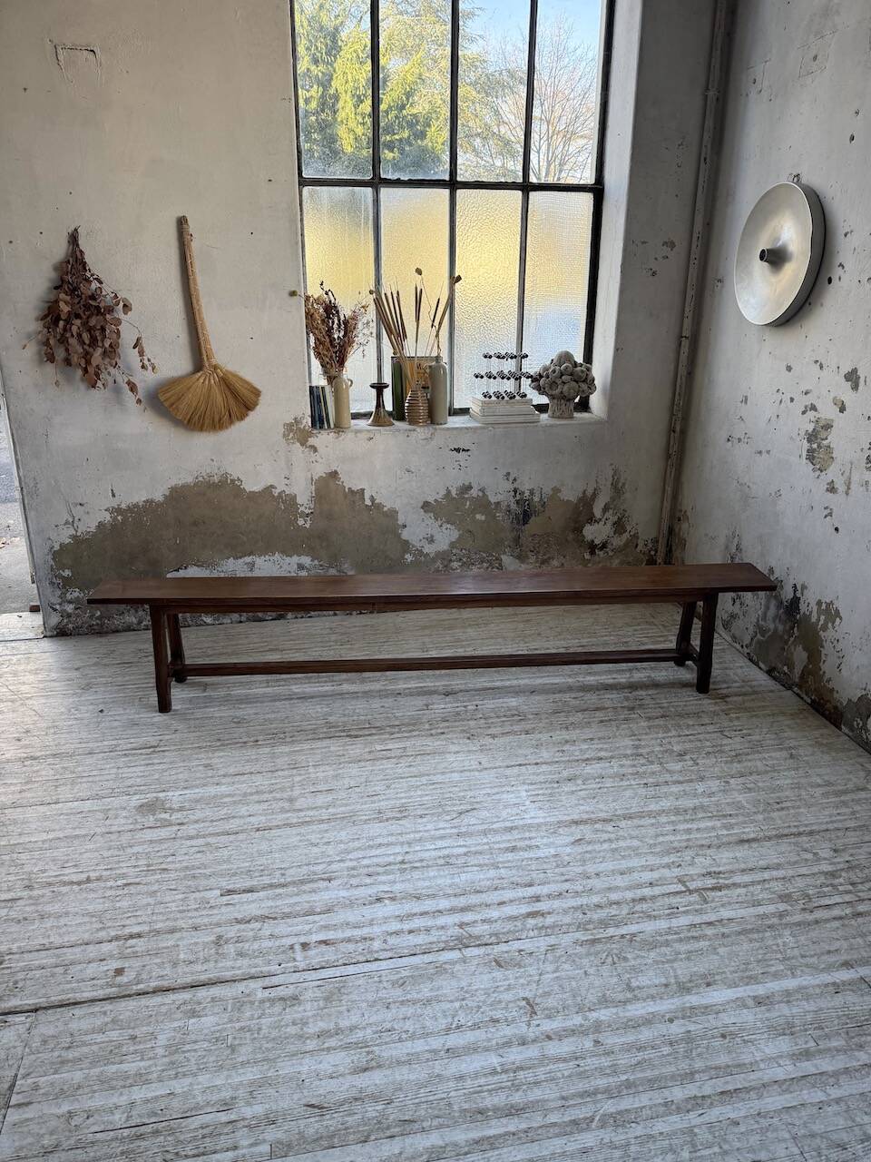 Oak farm bench 250cm