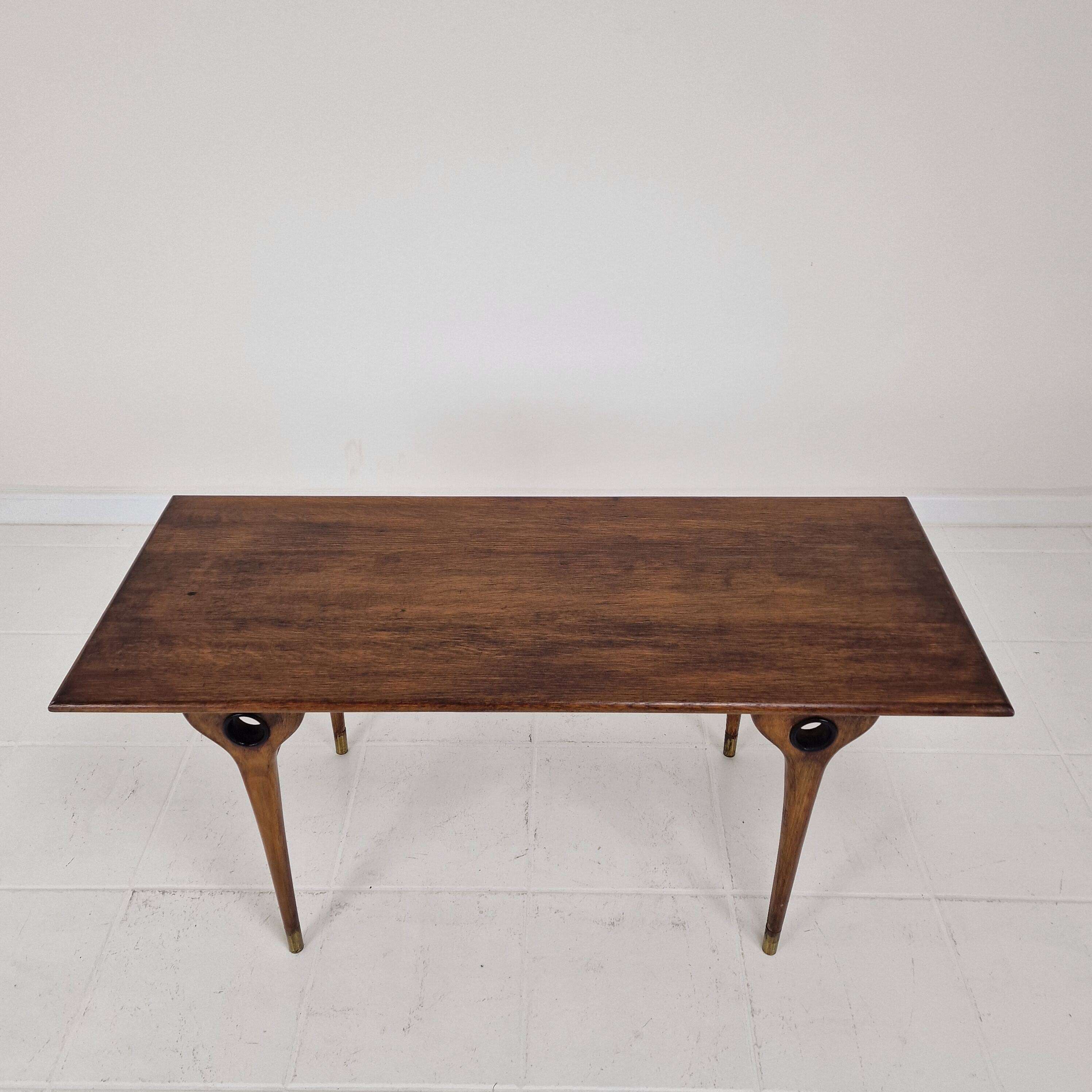 Table basse ou d'appoint rectangulaire italienne des années 1960