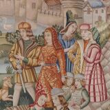 Tapestry "The Medieval City" Aubusson