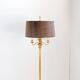 Pineapple Brass Floor Lamp in the Style of Maison Charles, Circa 1970
