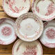 Assiettes dépareillées 
