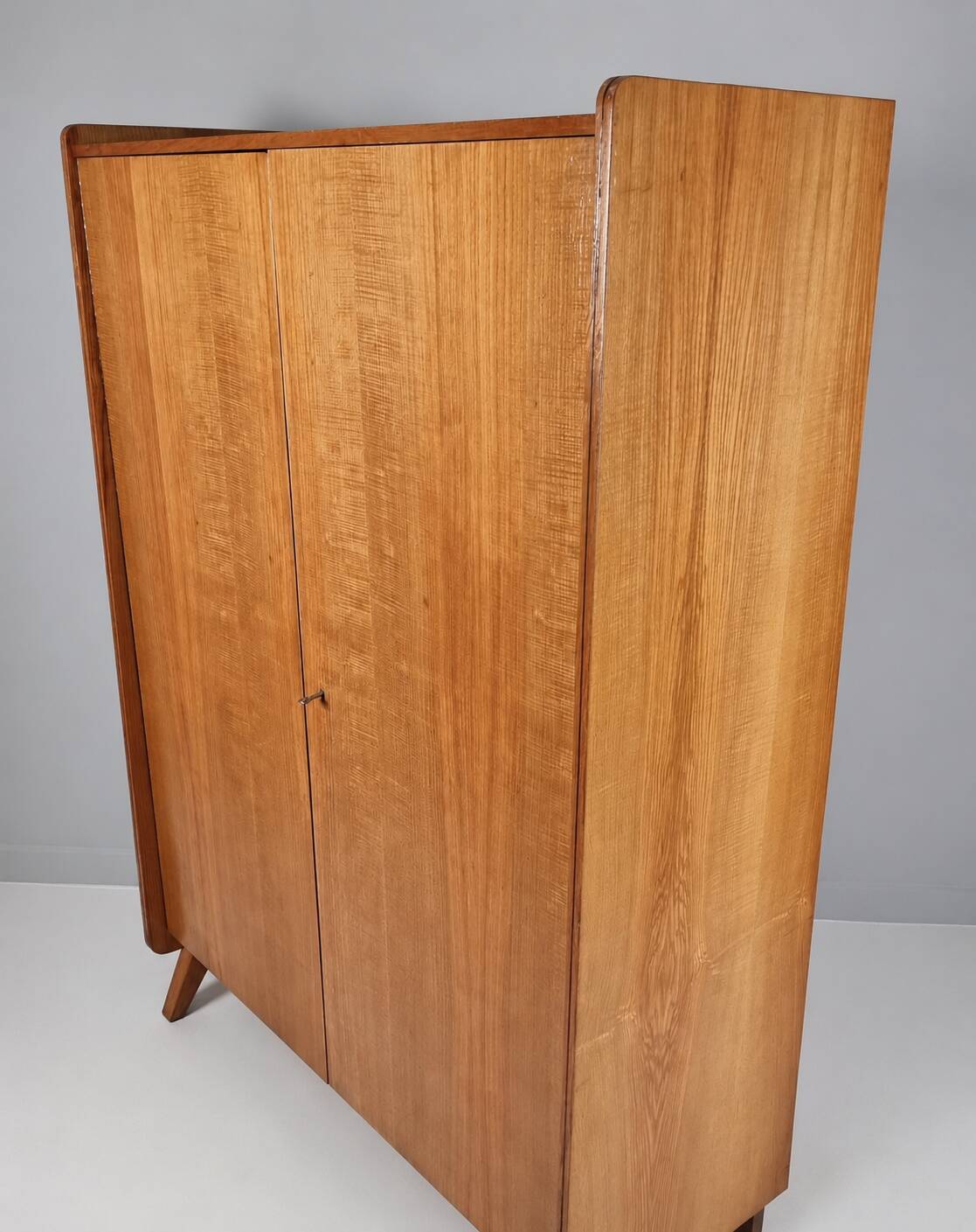 Vintage Wardrobe in Ash by Tatra Nabytok, 1970s