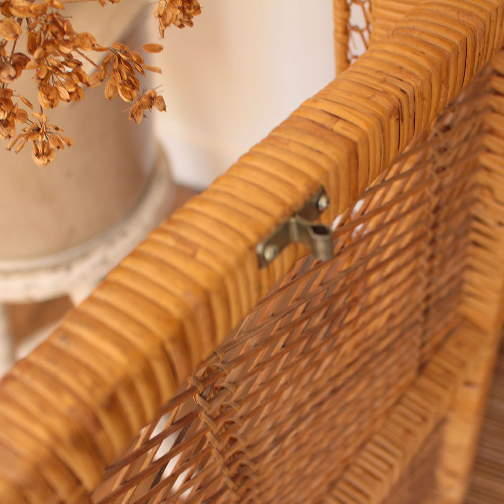 Rattan & wicker bookcase