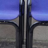Set of 4 Orsay armchairs by Gae Aulenti for Knoll