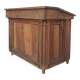 19th-century walnut writing desk.