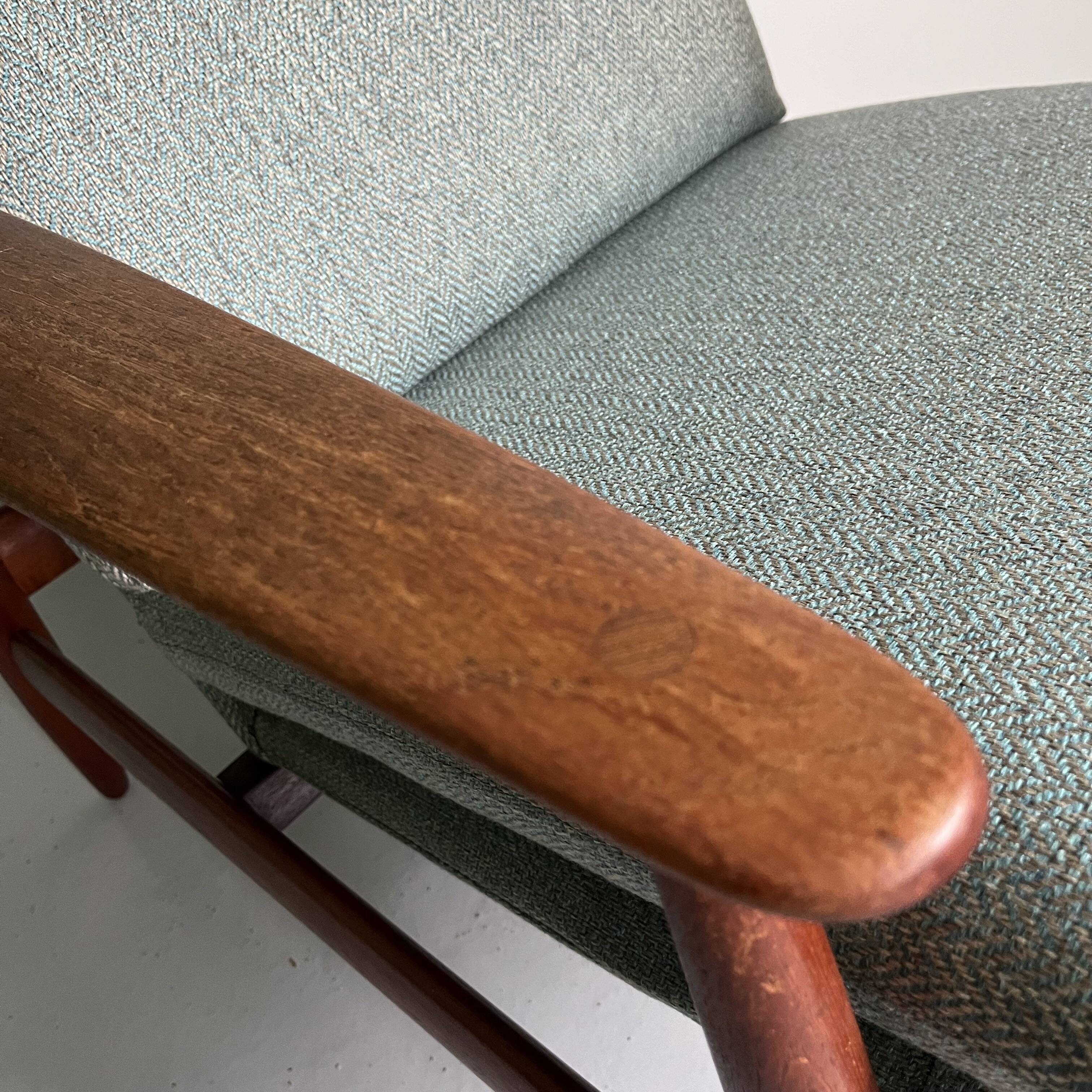 1960s Danish Teak Lounge Chair: Poul Volther Model 350