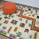 Handmade moroccan berber carpet 253 x 160 cm