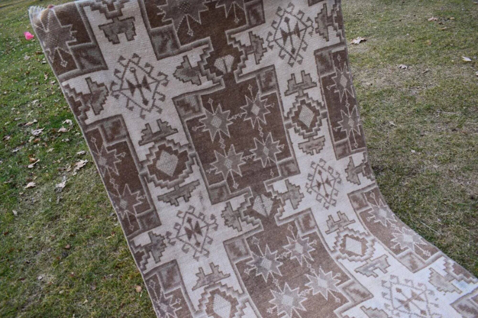 Vintage Turkish Oushak rug 113x192 cm