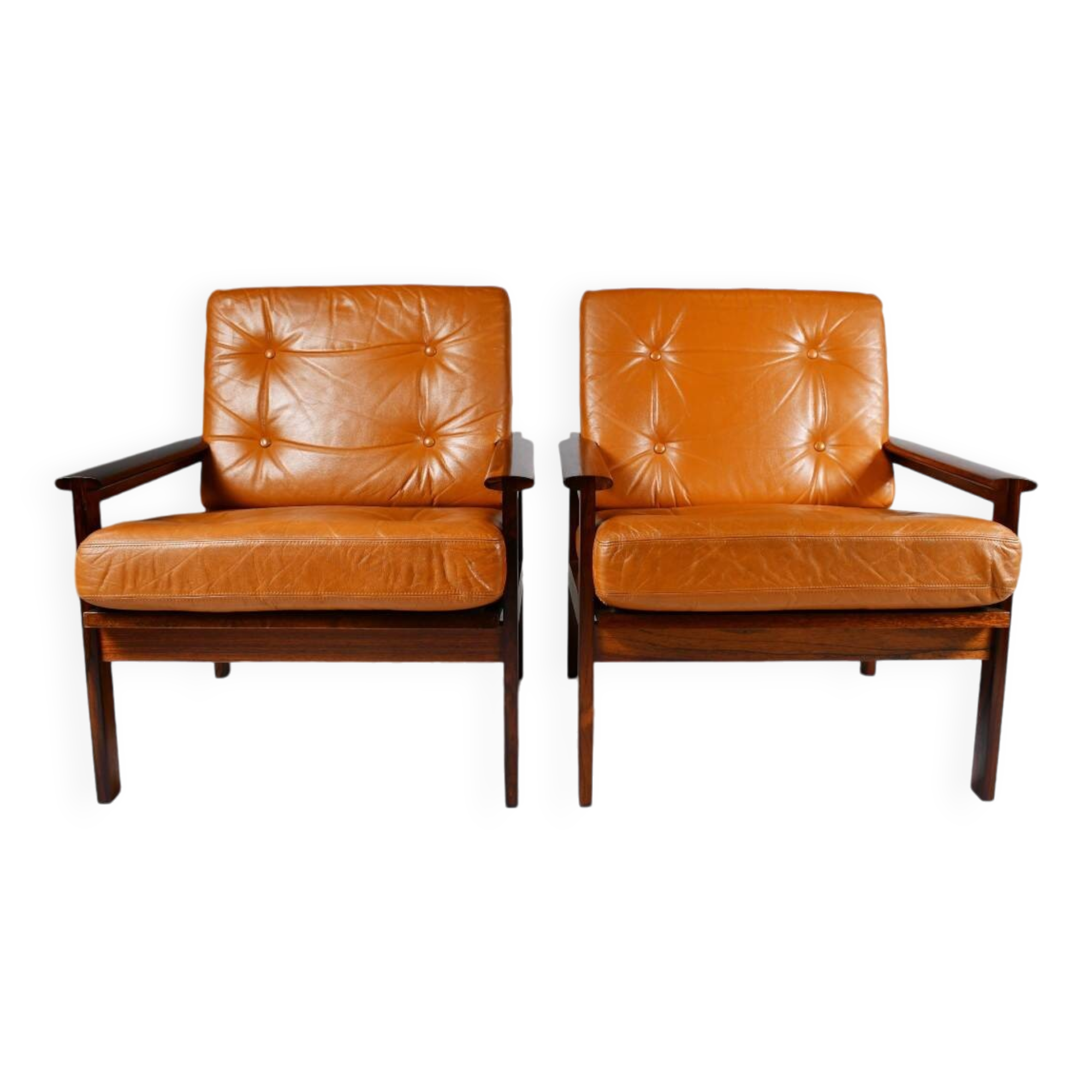 Fauteuils Capella par Ilum Wikkelsø, 1959
