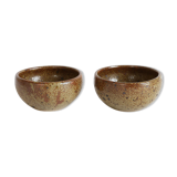 Pair of stoneware bowls