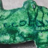 Accolay crocodile in glazed ceramic