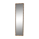 Miroir de style Louis XVI en bois et stuc doré XIX siècle Trumeau de cheminée