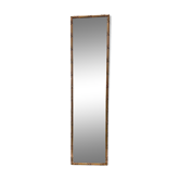 Miroir de style Louis XVI en bois et stuc doré XIX siècle Trumeau de cheminée