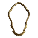 Baroque gilded wood mirror 60x40cm
