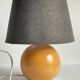 Solid wood ball lamp from the 70s