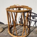 Bamboo and rattan pendant lamp 1960