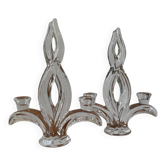 Chandeliers cristal Vannes années 60