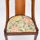 4 chaises en acajou de style Empire