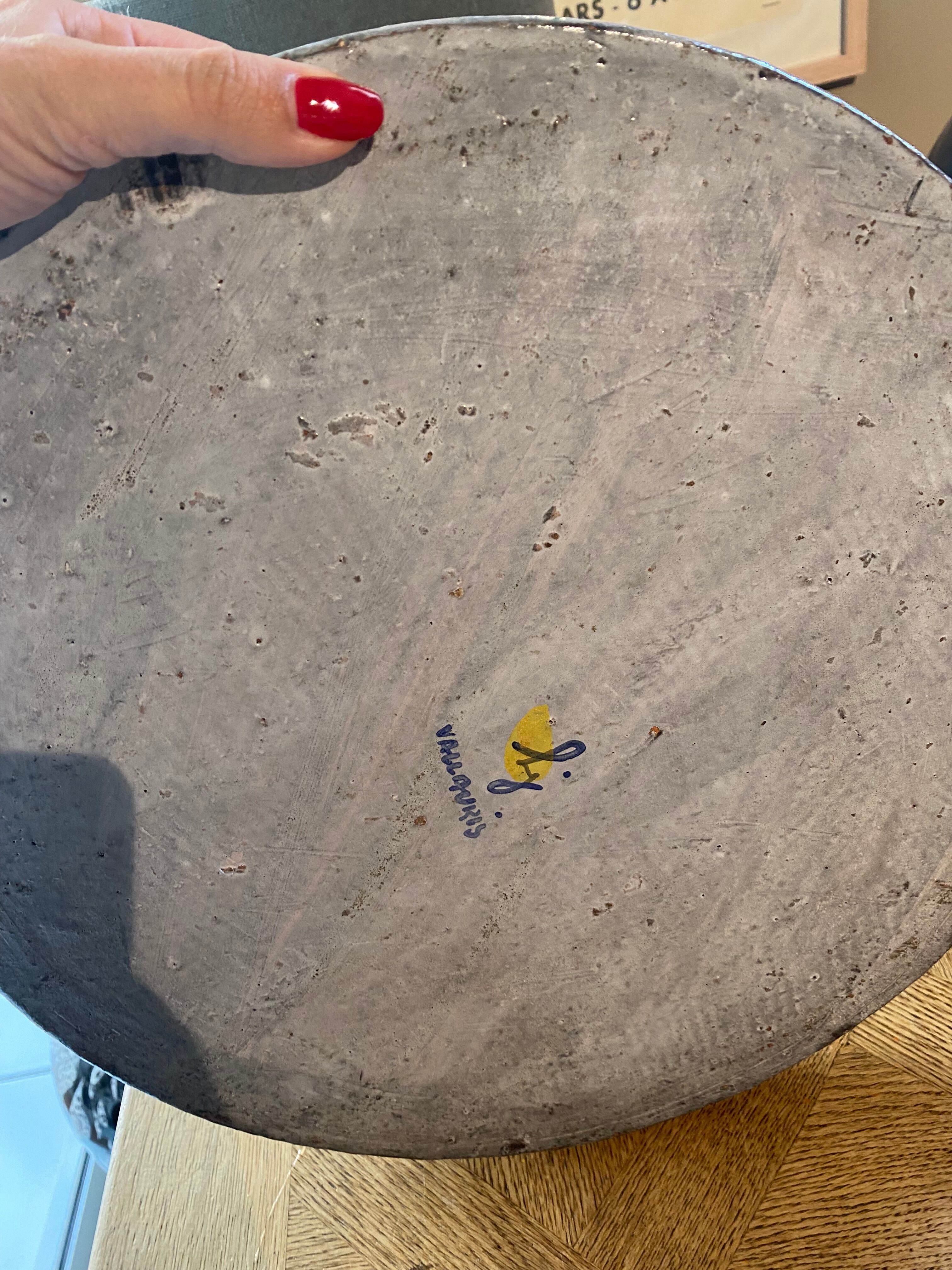 Vallauris ceramic dish