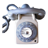 Socotel S63 dial phone grey