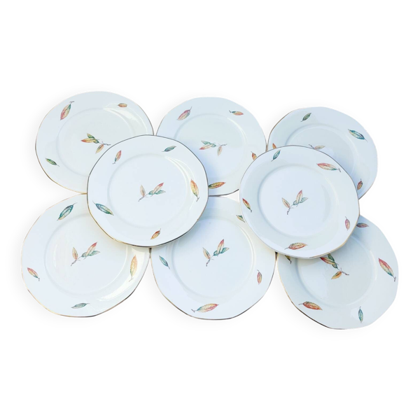 Assiettes plates Digoin Sarreguemines Nemours