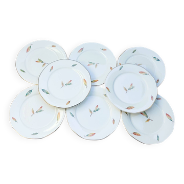 Digoin Sarreguemines Nemours flat plates