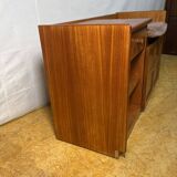 Mid-century retro vintage teak telephone seat by Nathan 1960–1970