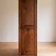 Large Art Deco wardrobe in carved solid oak