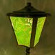 1950s brass and glass street lamp night light