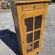 Louis Philippe style antique buffet with glass doors