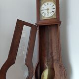 Oak violin shaped clock