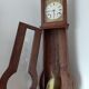 Oak violin shaped clock