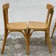 Série de 4 chaises bistrot BAUMANN vintage 1970