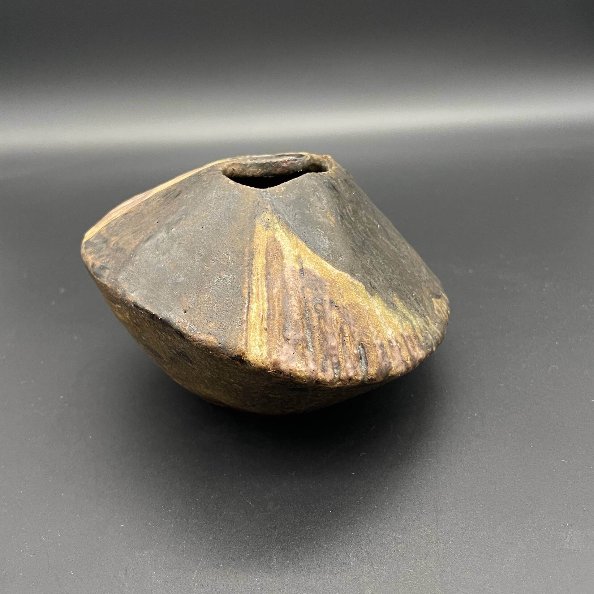 Sculptural ceramic vase Helmut Schäffenacker V27 – German design
