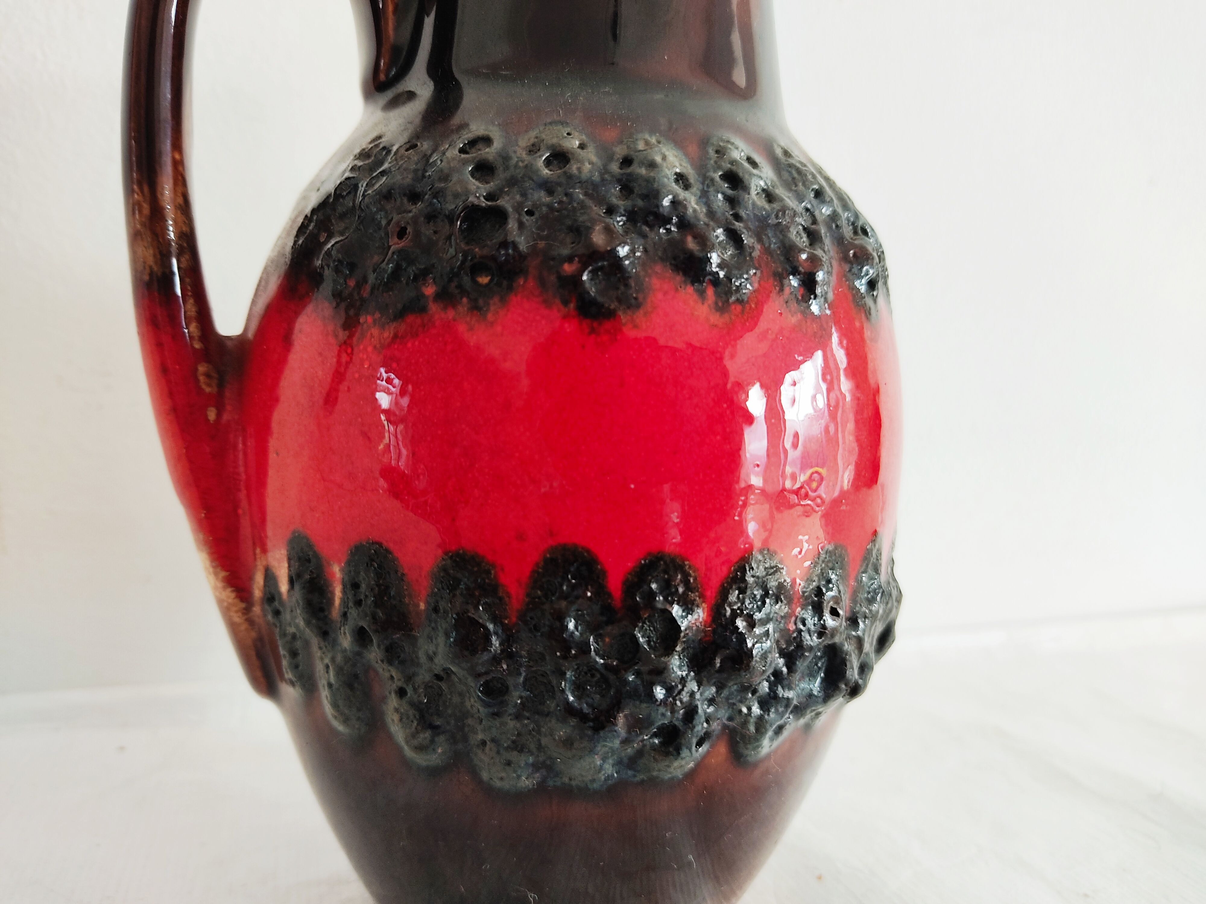 Vase West Germany Scheurich Fat Lava