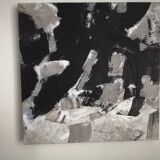 Tableau abstrait acrylique