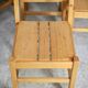 Charlotte Perriand (selection of) for Les Arcs, set of 4 chairs, France, circa 196