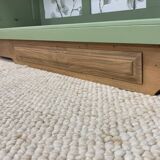 Sage green bookcase