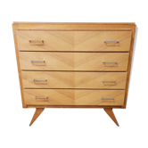 Commode vintage pieds compas